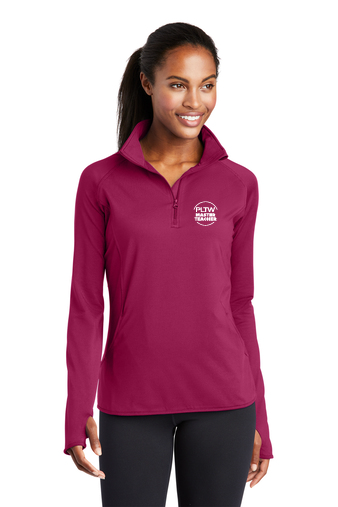 43379 Master Teacher Ladies Sport-Wick® Stretch 1/2-Zip Pullover