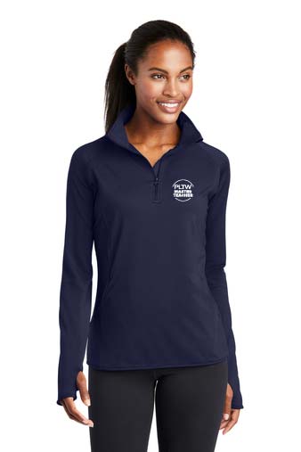 43379 Master Teacher Ladies Sport-Wick® Stretch 1/2-Zip Pullover