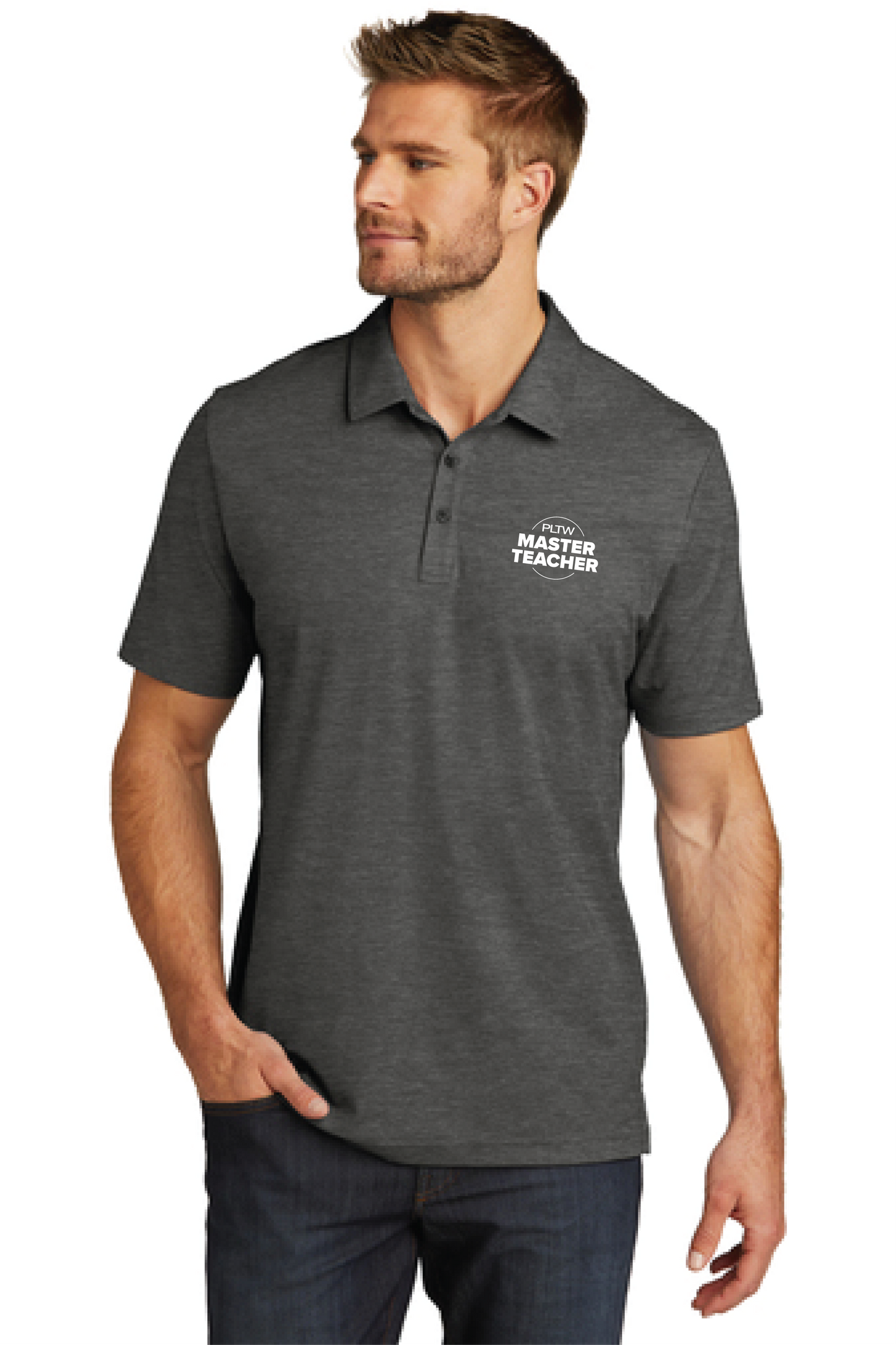 43379 Master Teacher TravisMathew Oceanside Heather Polo