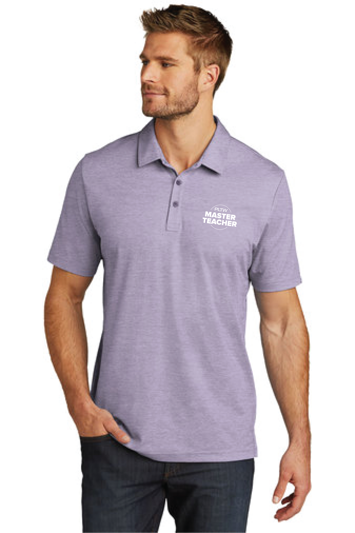 43379 Master Teacher TravisMathew Oceanside Heather Polo