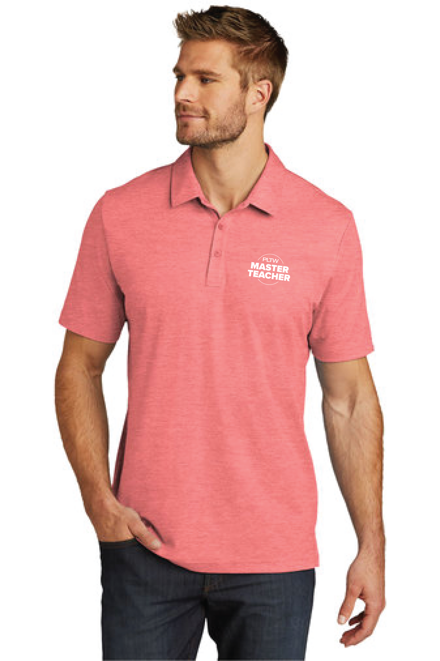 43379 Master Teacher TravisMathew Oceanside Heather Polo