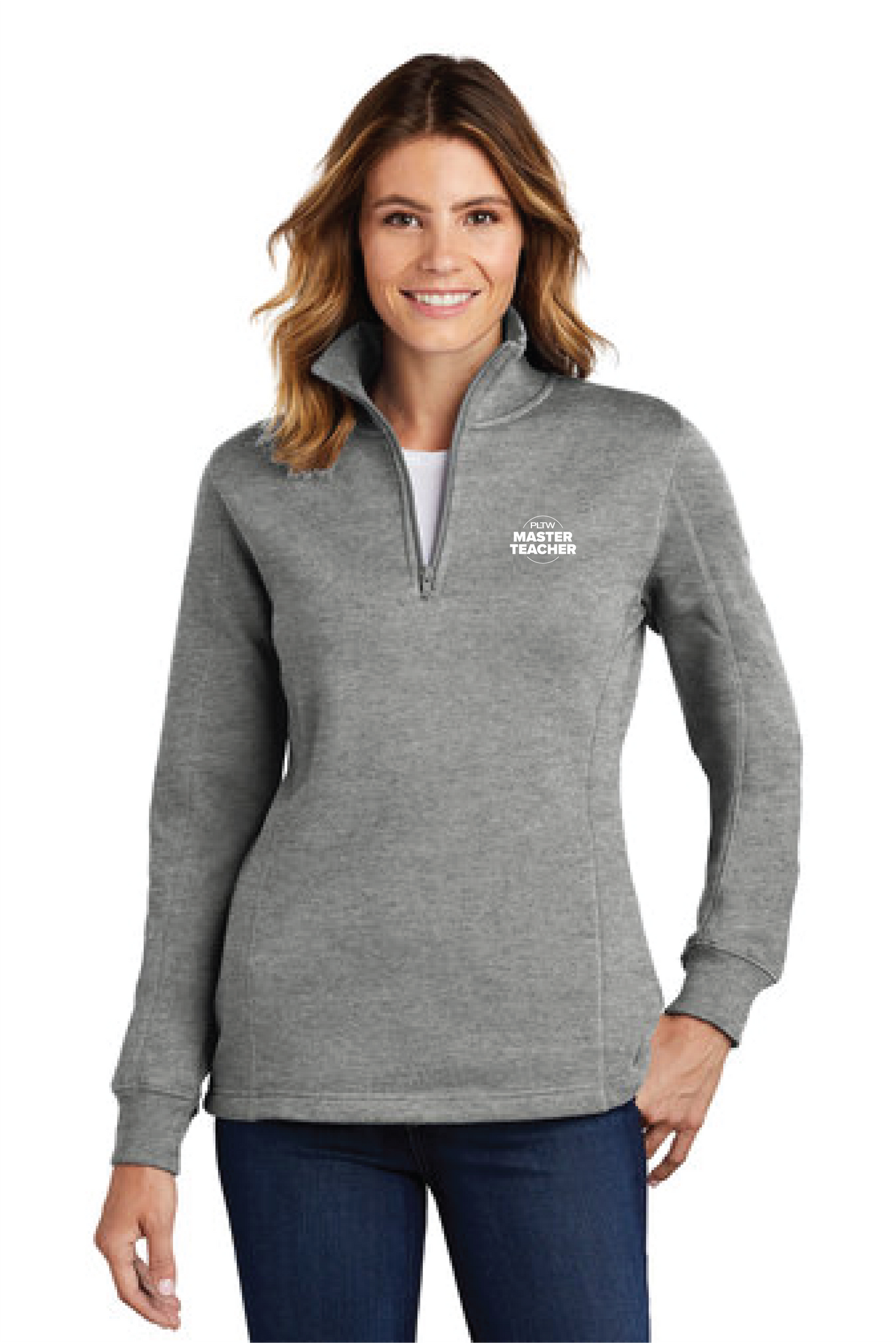 43379 Master Teacher Sport-Tek® Ladies 1/4-Zip Sweatshirt