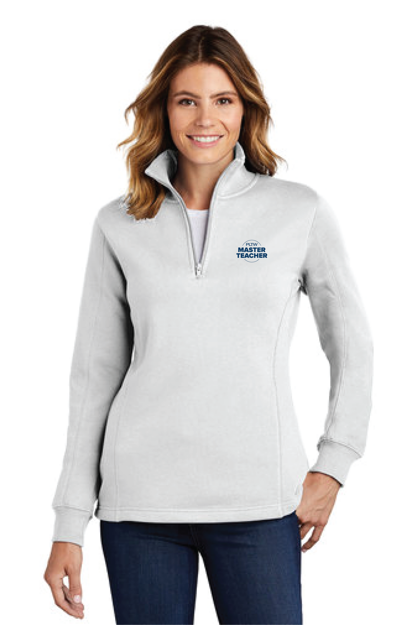 43379 Master Teacher Sport-Tek® Ladies 1/4-Zip Sweatshirt