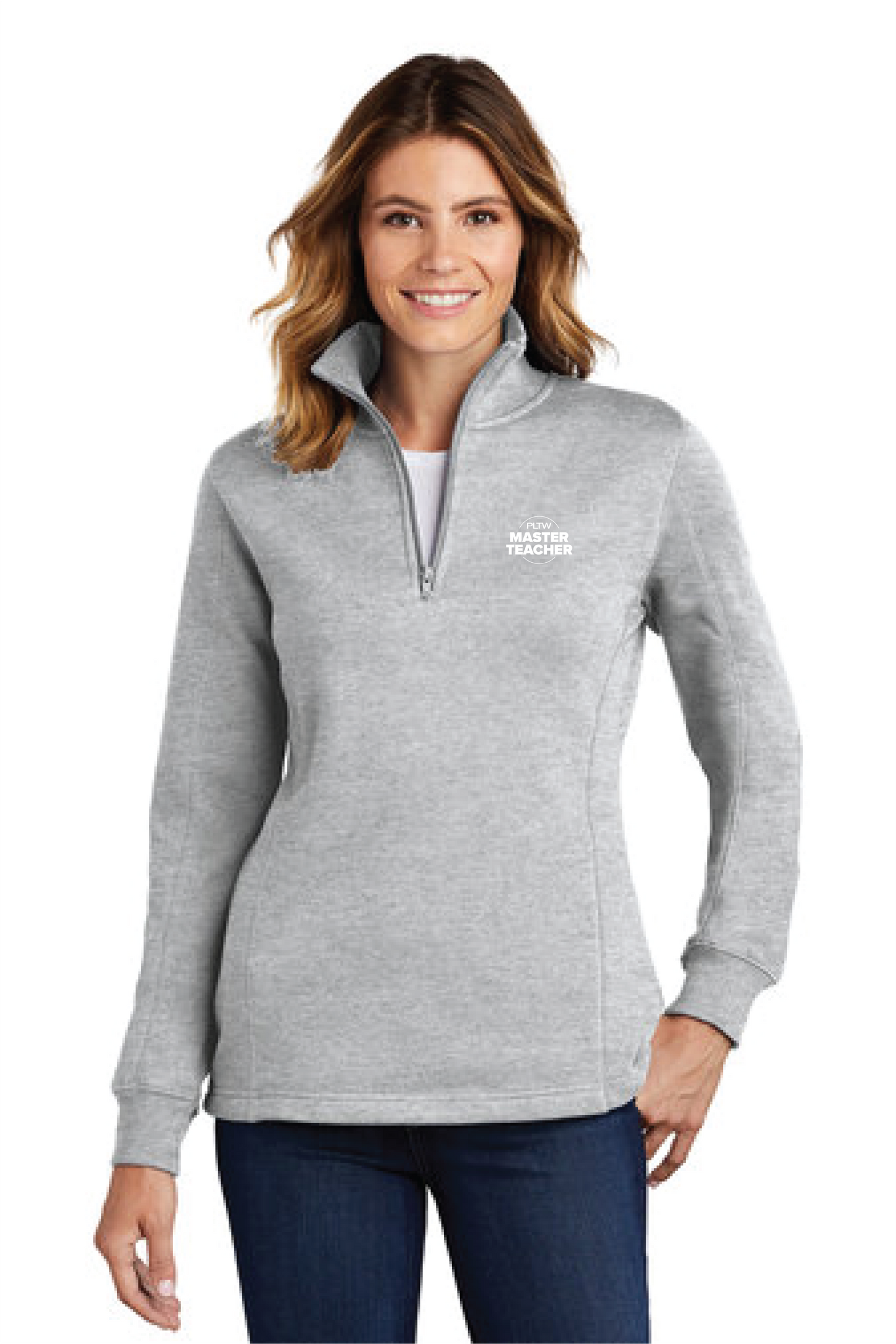 43379 Master Teacher Sport-Tek® Ladies 1/4-Zip Sweatshirt