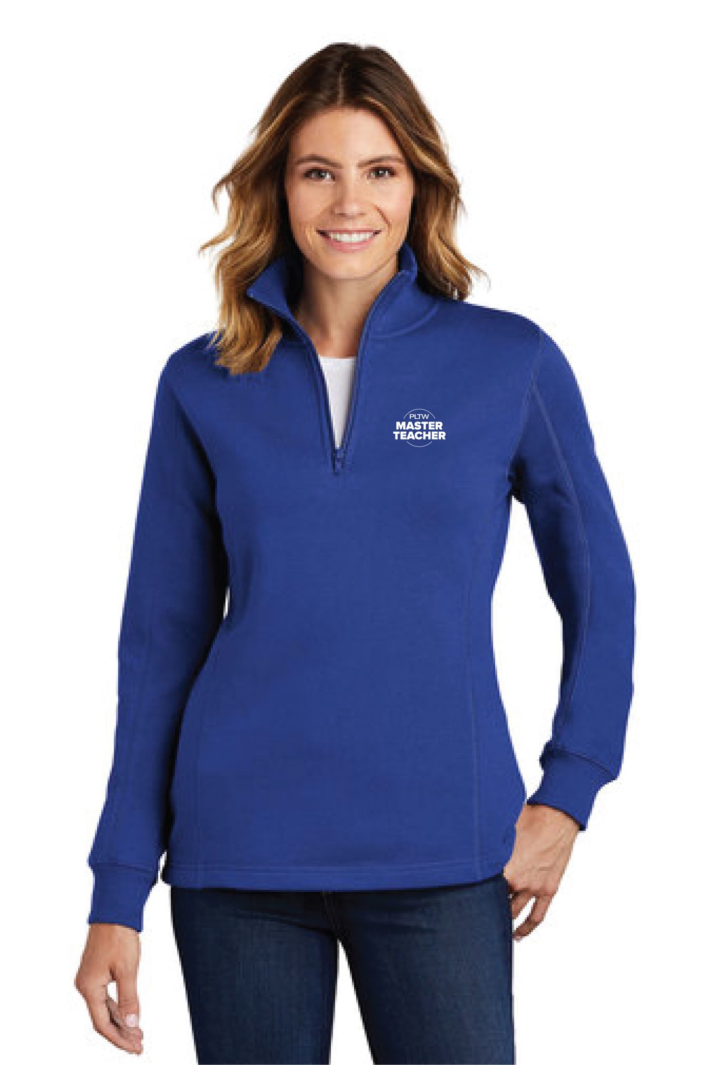 43379 Master Teacher Sport-Tek® Ladies 1/4-Zip Sweatshirt