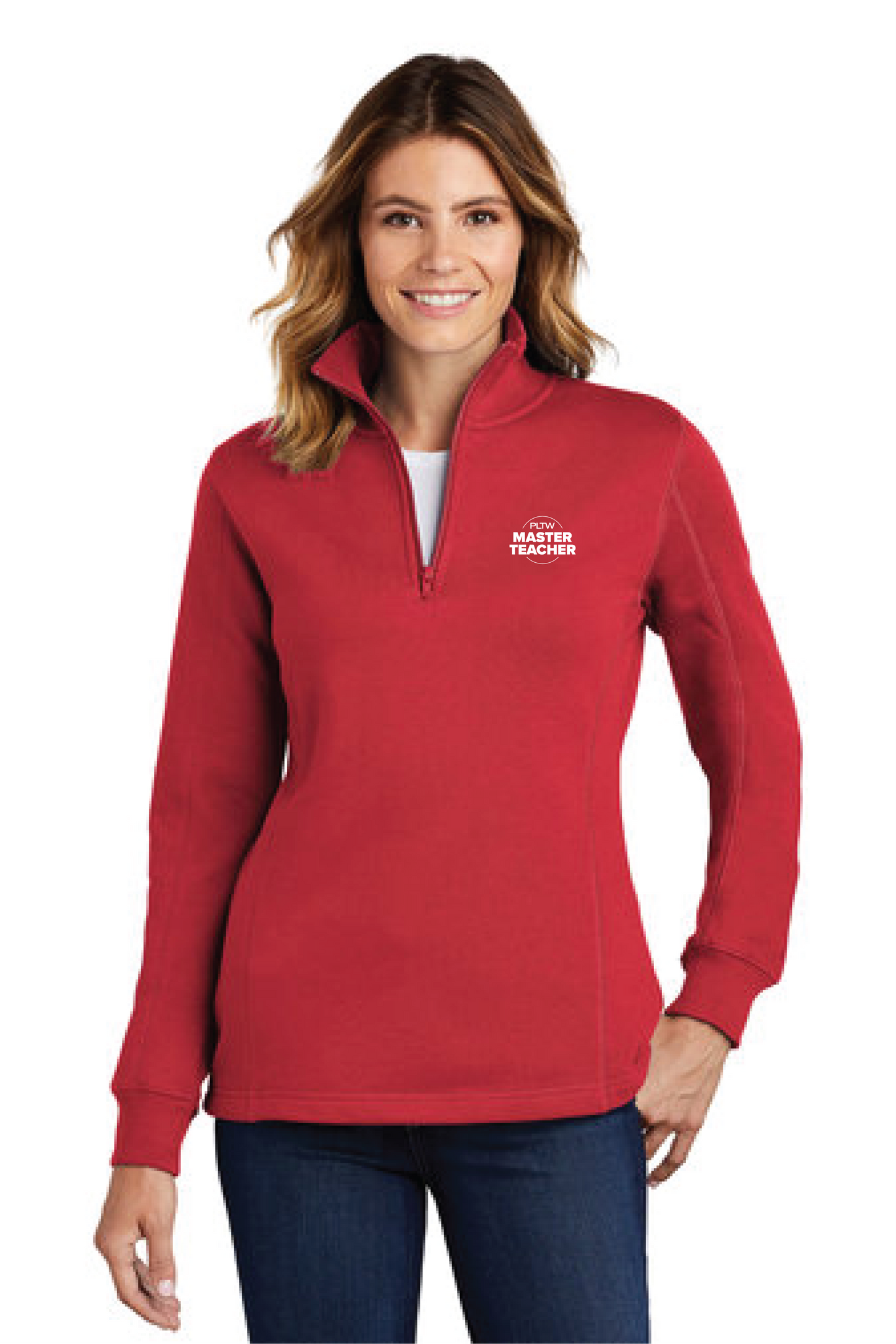 43379 Master Teacher Sport-Tek® Ladies 1/4-Zip Sweatshirt