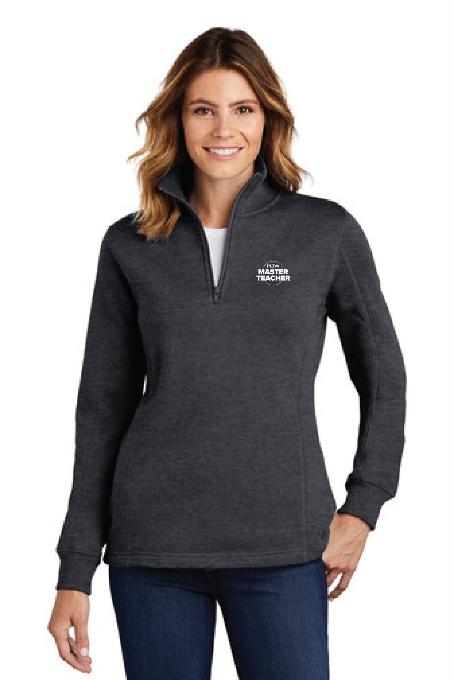 43379 Master Teacher Sport-Tek® Ladies 1/4-Zip Sweatshirt