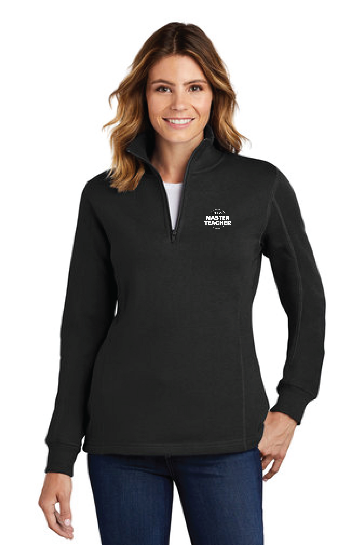 43379 Master Teacher Sport-Tek® Ladies 1/4-Zip Sweatshirt